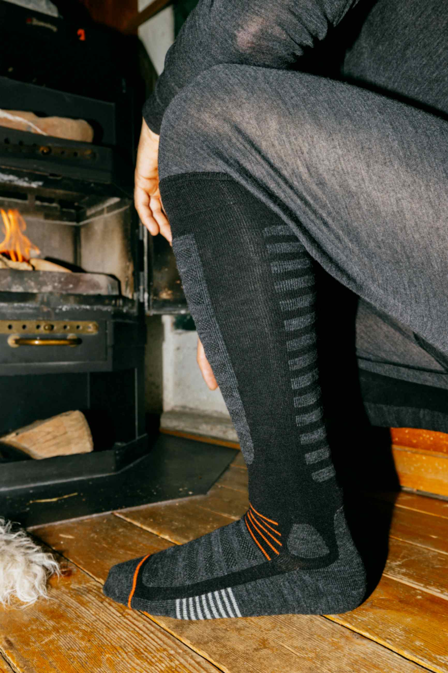 Belowzero Skisocken in Action