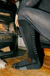 Belowzero Skisocken in Action