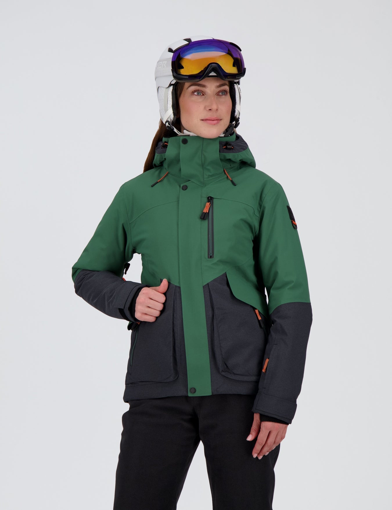 off black Damen Skijacke Zermatt von Belowzero