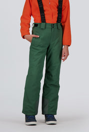 Frontansicht der pine green New Generation Skihose Airolo von Belowzero