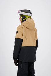 Rückenansicht der frozen sand New Generation Skijacke Savognin von Belowzero