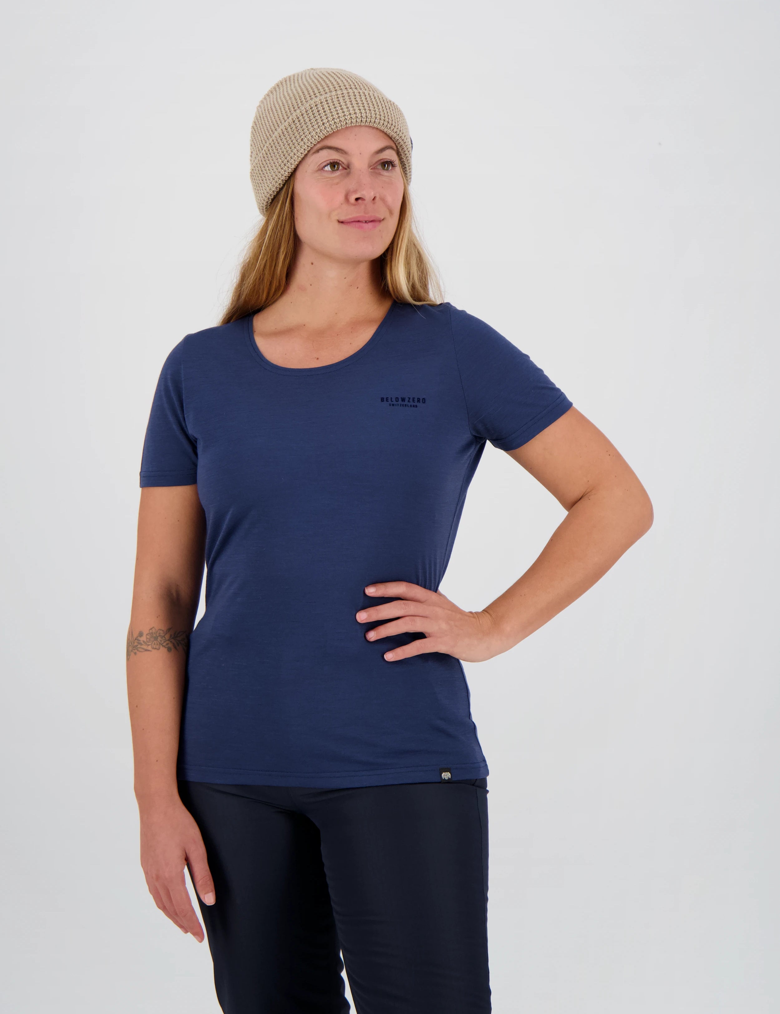 Modelbild des Fusion Light Merino Shirts Frontansicht