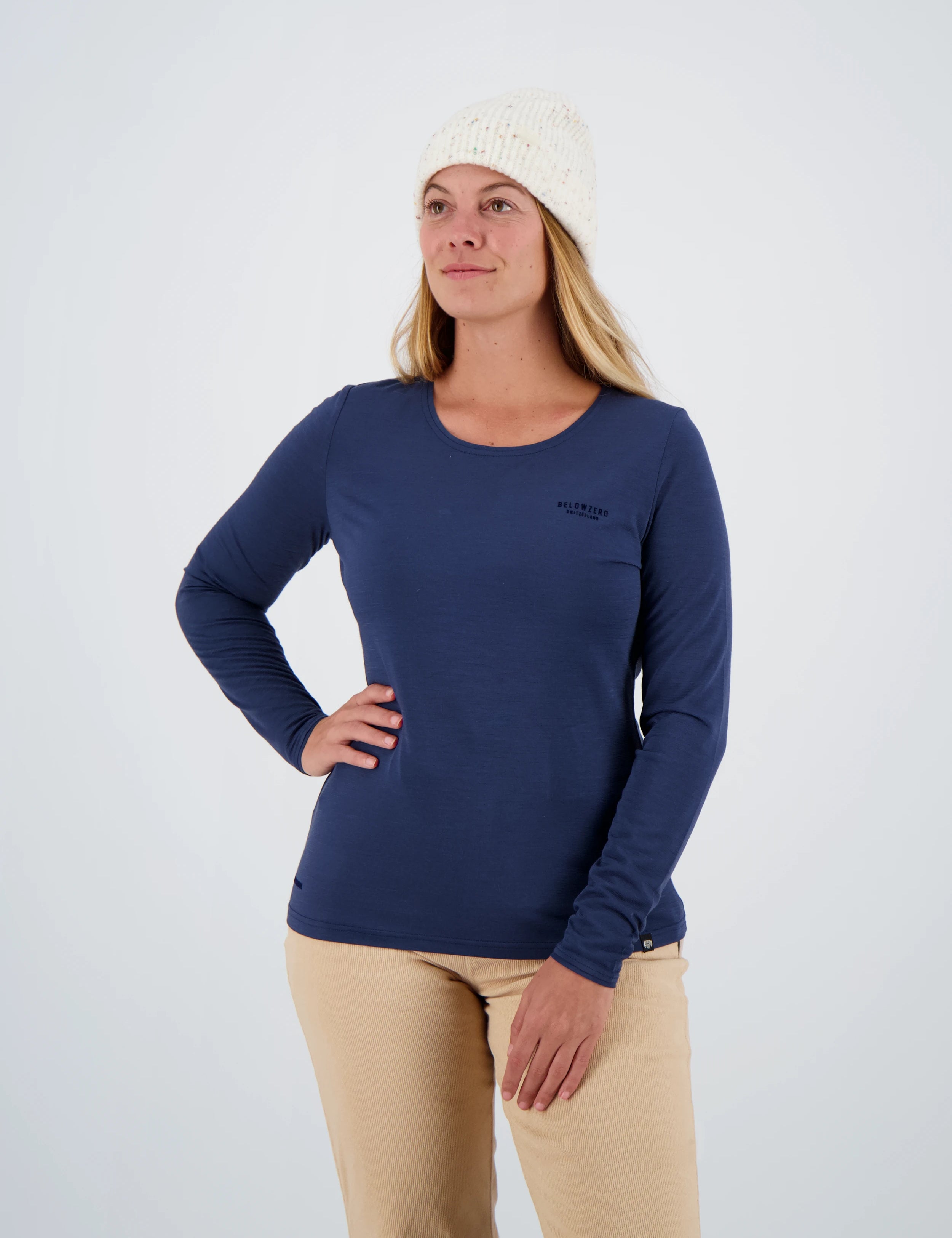 Modelbild des Fusion Light Merino Shirts Longsleeve Frontansicht