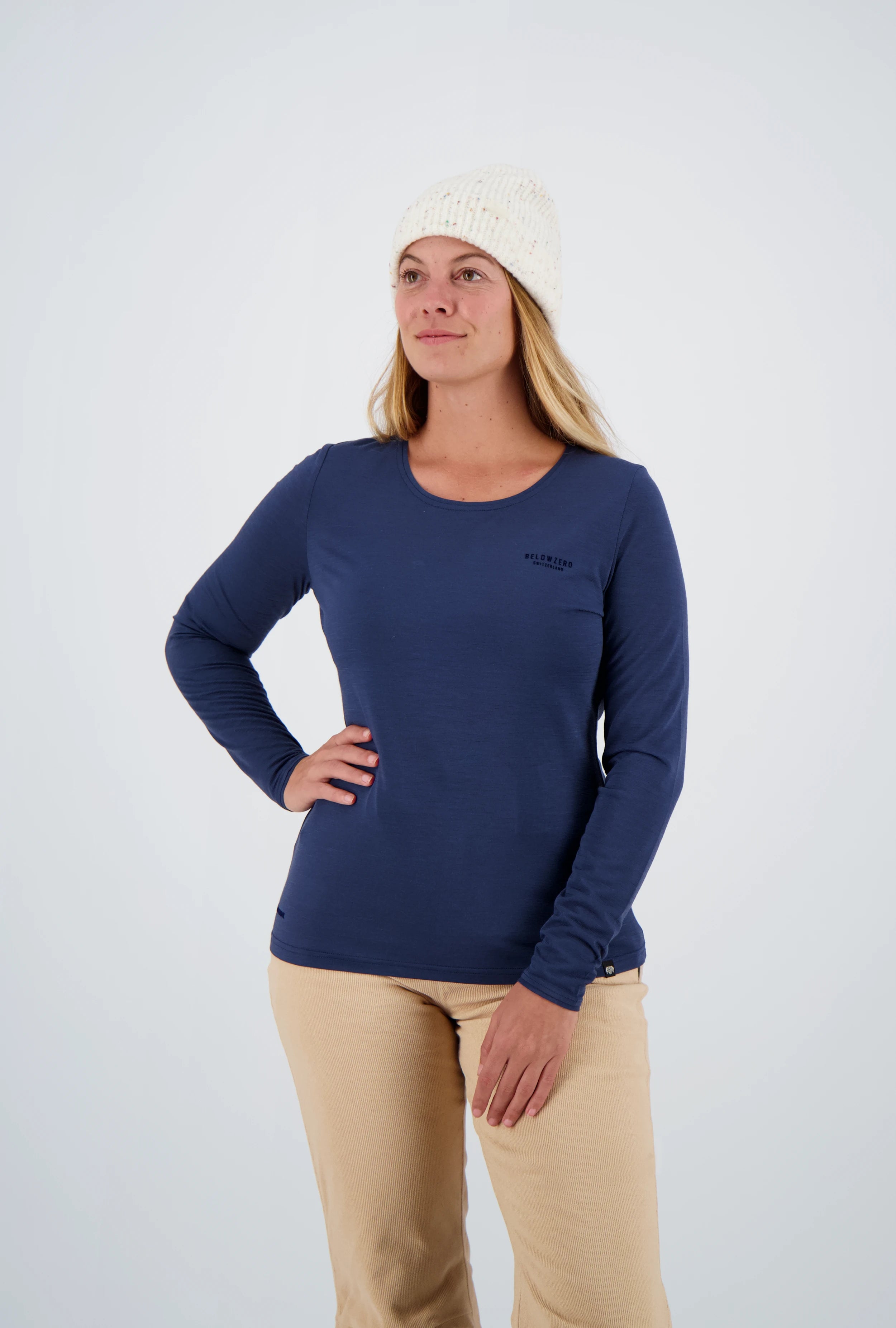 Modelbild des Fusion Light Merino Shirts Longsleeve Frontansicht