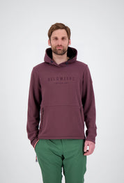 Frontansicht des mulled wine Herren Tech Hoodie Brig von Belowzero