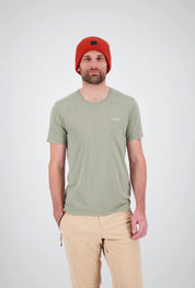 Frontansicht des dry moss sportlichen Herren T-Shirts Thun von Belowzero