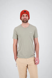 Frontansicht des dry moss sportlichen Herren T-Shirts Thun von Belowzero