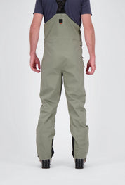 Rückenansicht der Herren Thyon Skihose von Belowzero in dusty green