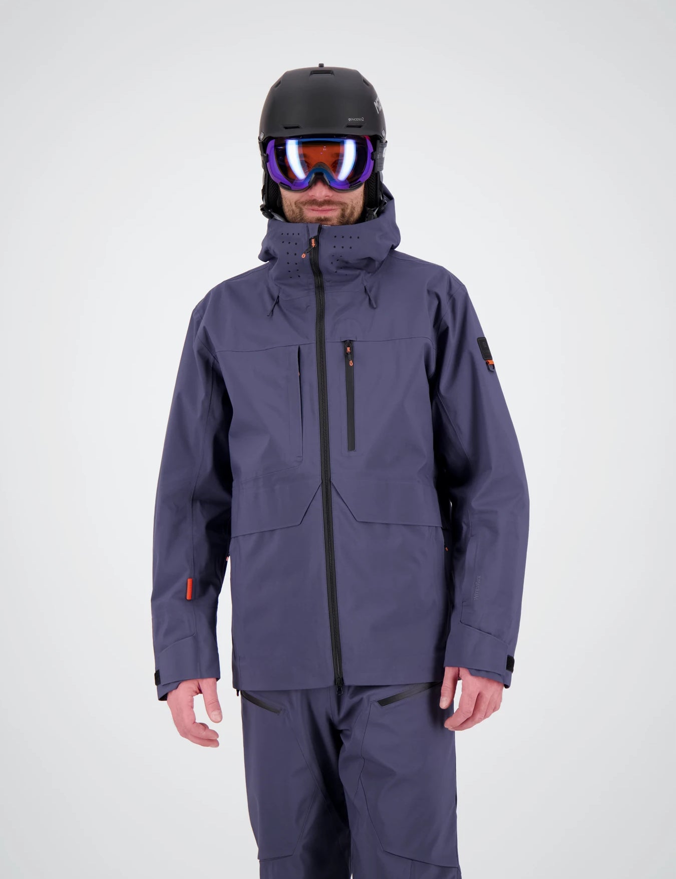 Frontansicht der Herren Skijacke Verbier in nightfall