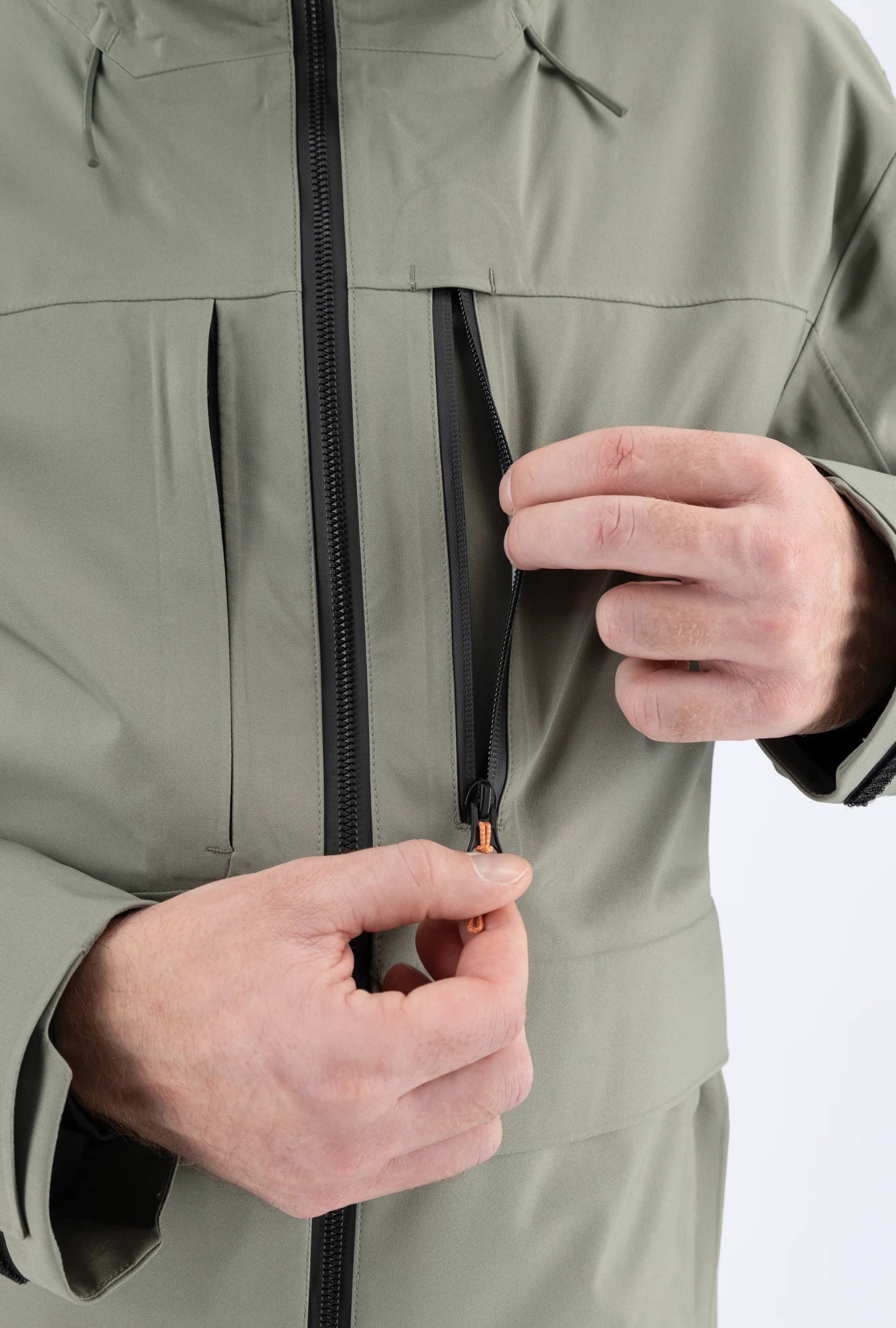 Detail Brusttasche 3L Jacke